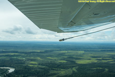 flying to Minto Flats
